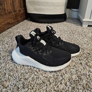 Adidas Black and White Parlay Sneakers